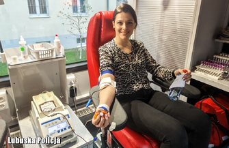 Oddali ponad 10 litrów krwi. Udana akcja przed wschowską komendą