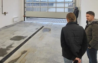 Remiza OSP Łysiny-Wygnańczyce w Wygnańczycach po remoncie