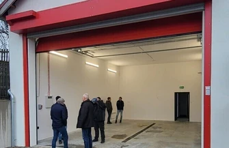 Remiza OSP Łysiny-Wygnańczyce w Wygnańczycach po remoncie