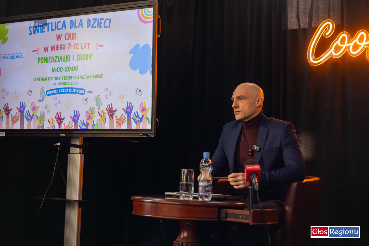 Dyrektor Centrum Kultury i Rekreacji CKiR we Wschowie Artur Obuchowicz