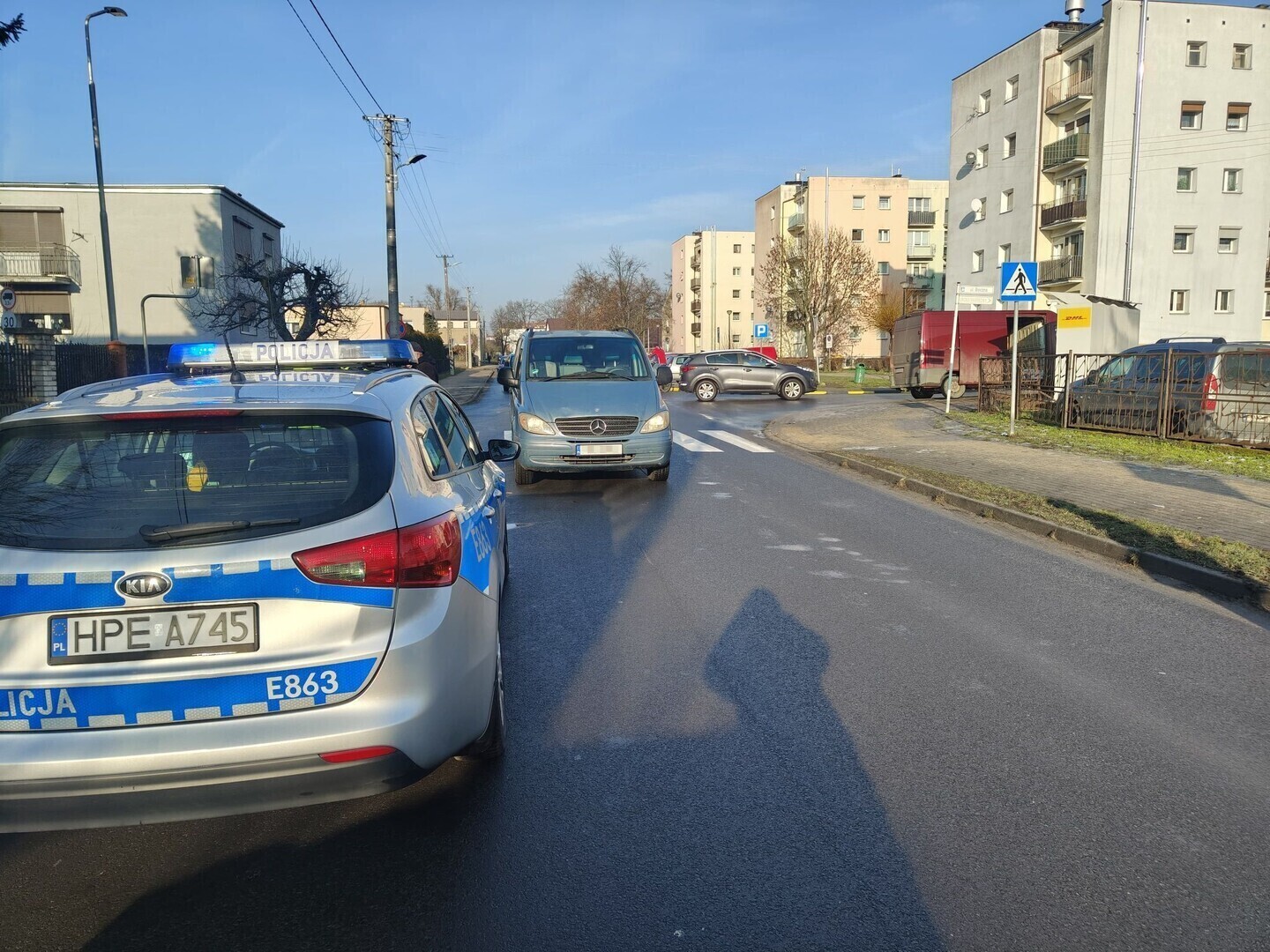 84-latek potrącony na pasach. Wypadek na ul. Ogrodowej we Wschowie