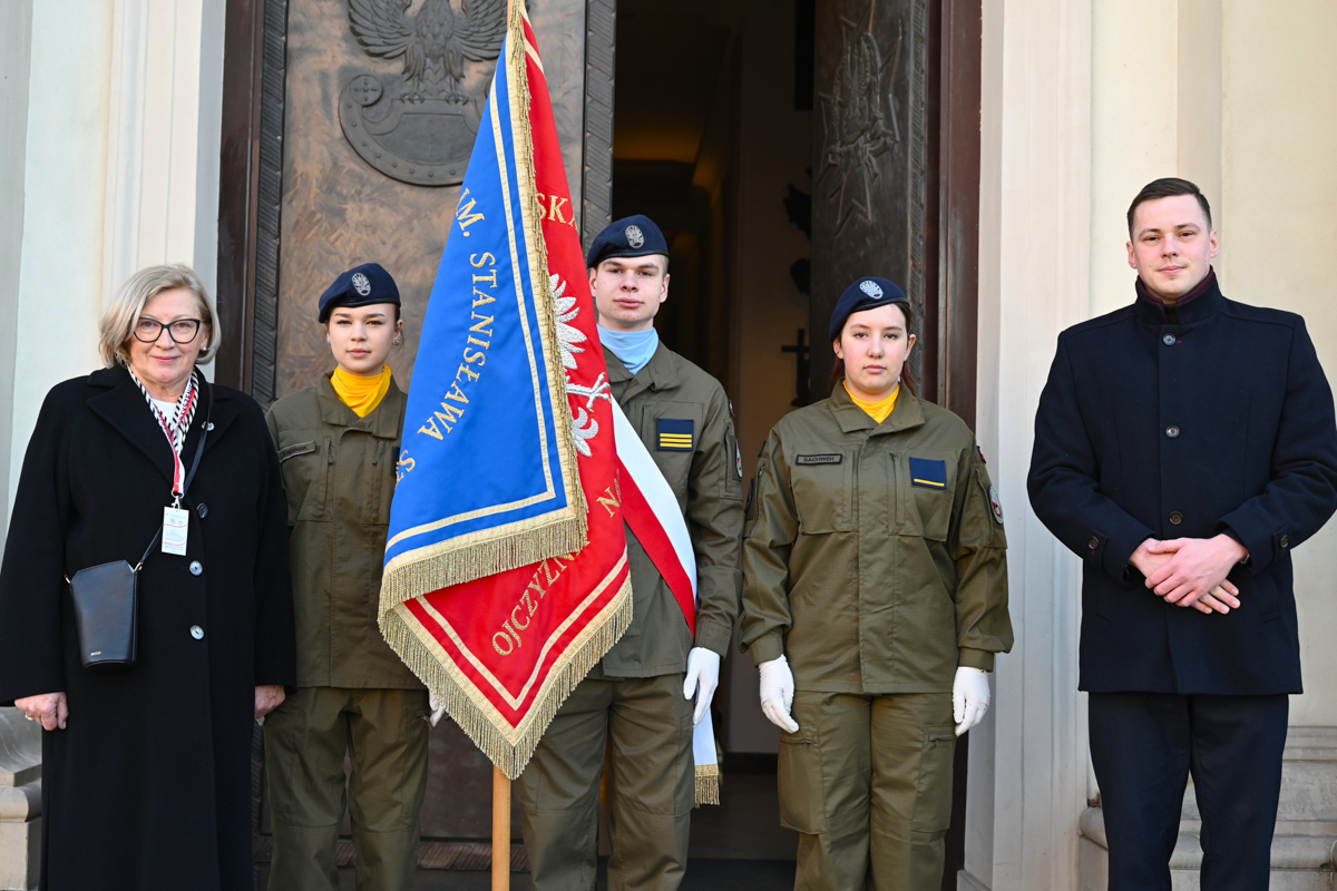 Wschowianie na obchodach rocznicy zagłady Huty Pieniackiej