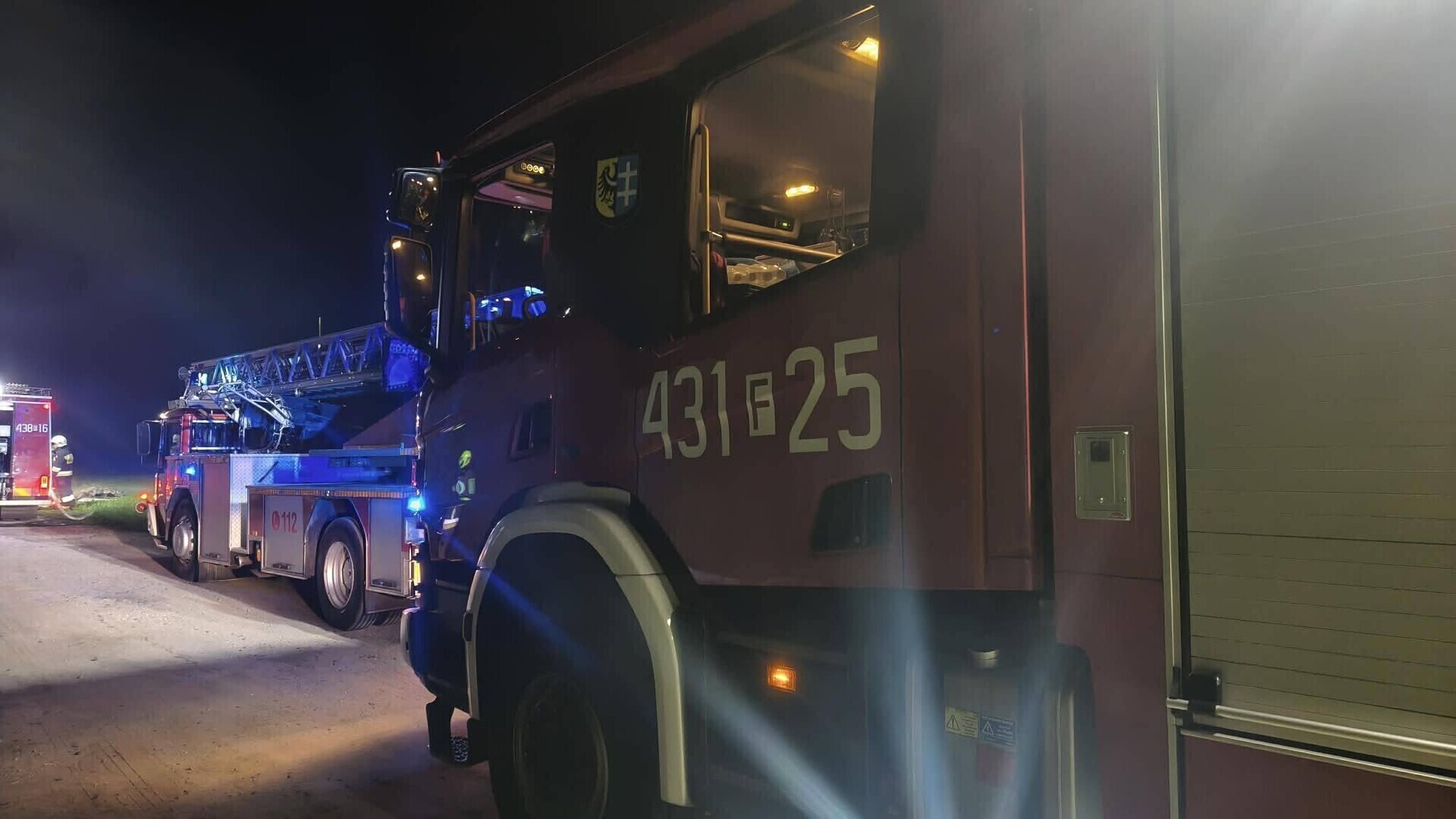 Pożar w domu we Wróblowie. Właściciela obudziła czujka dymu