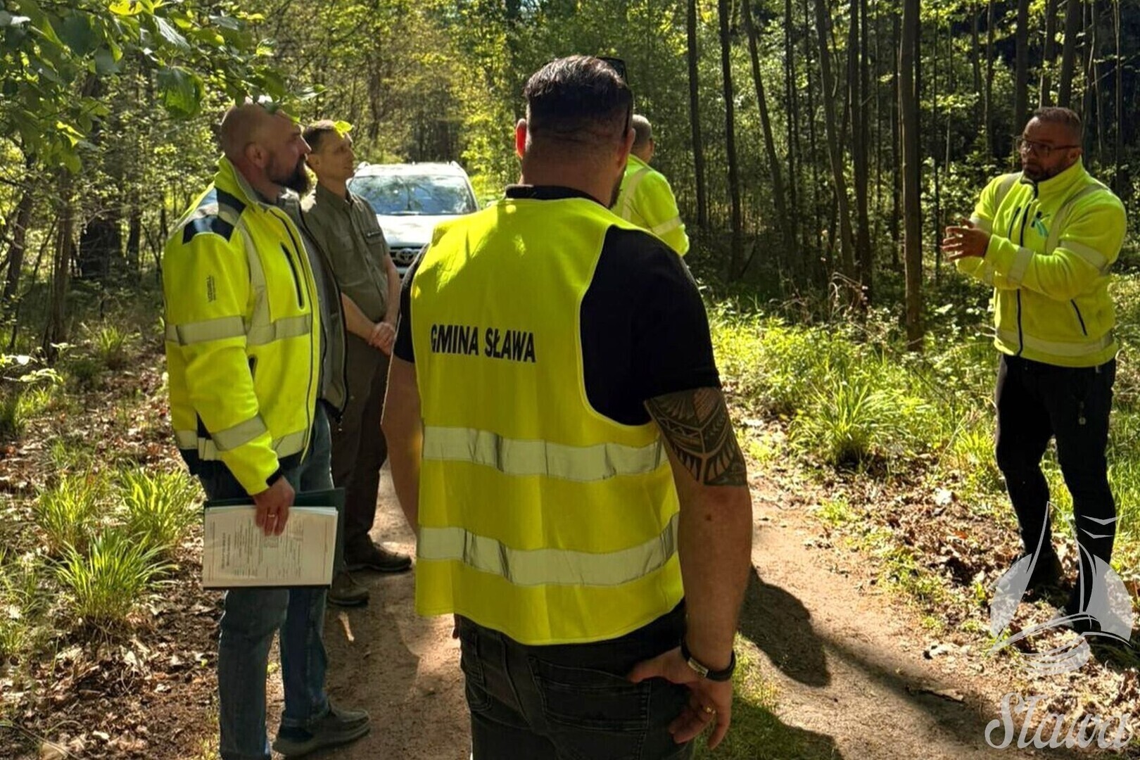 7 km szlaków rowerowych w gminie Sława. Plac budowy przekazany