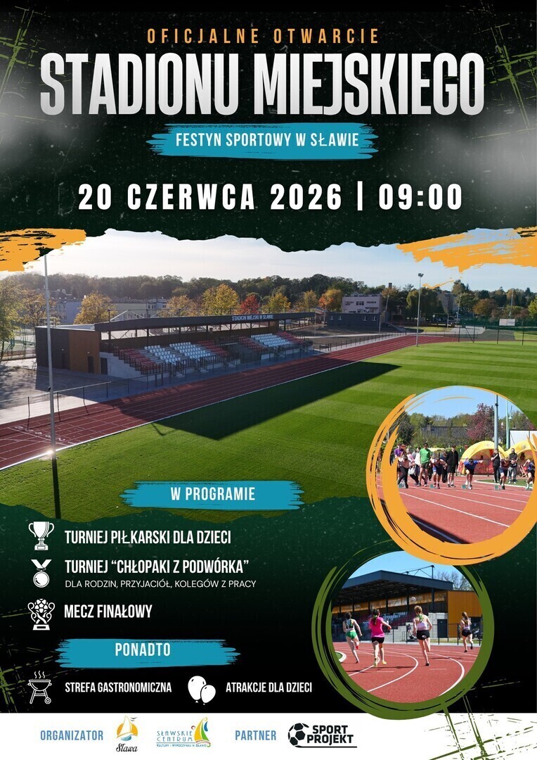 Czas na oficjalne przecięcie wstęgi. Sława otwiera nowy stadion