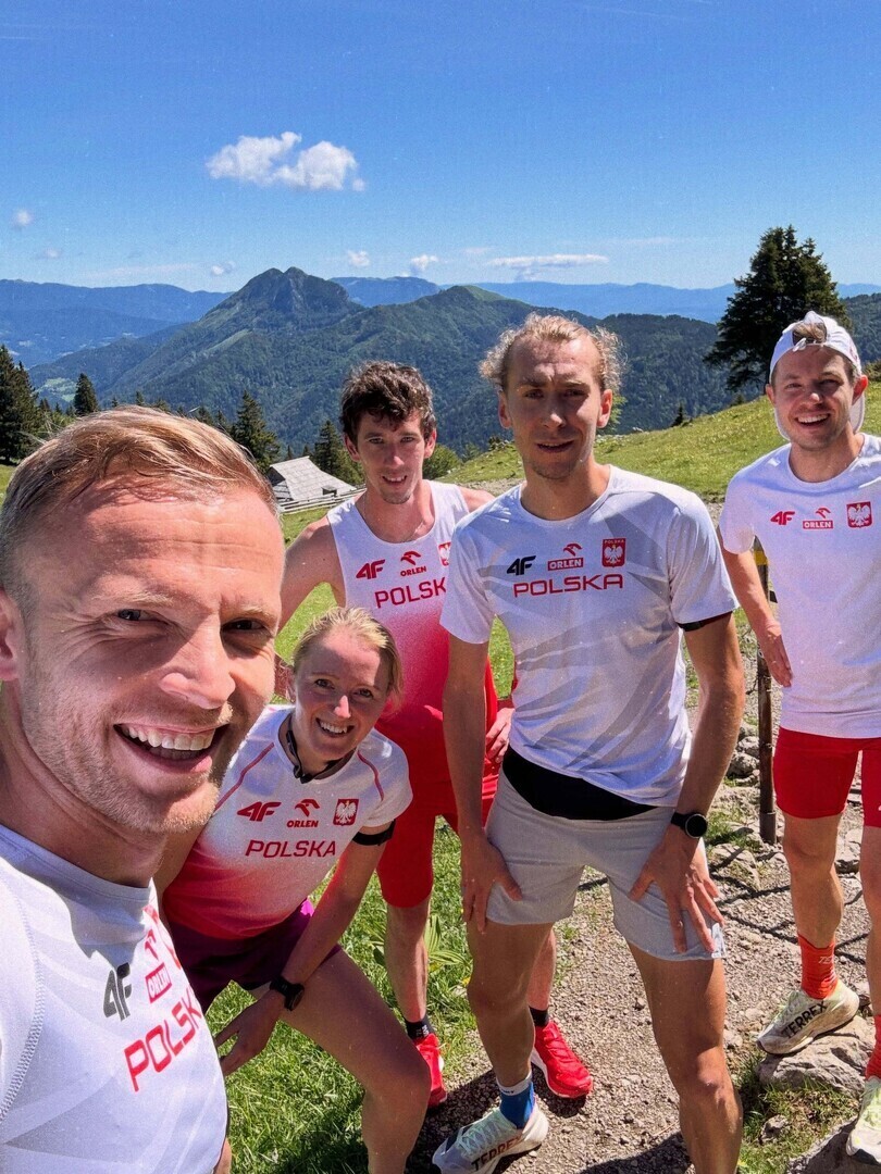 Reprezentacja Polski Rafał Matuszczak pierwszy z lewej.