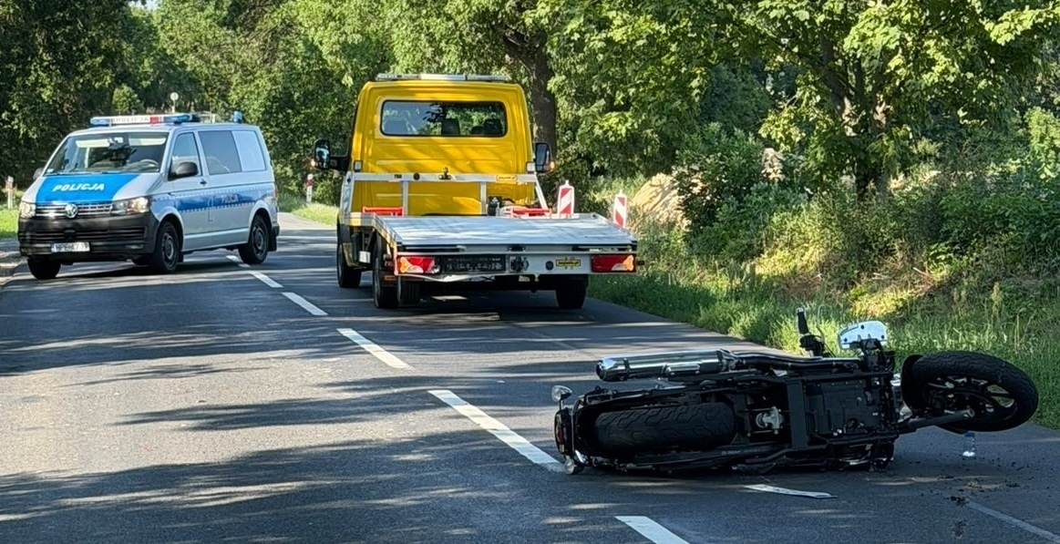 Wypadek na trasie Krzepielów - Przydroże