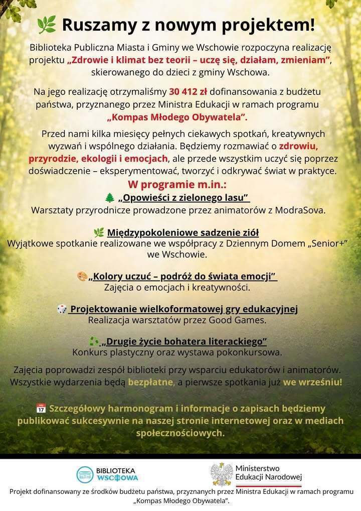 Zdrowie i klimat bez teorii uczę się działam zmieniam