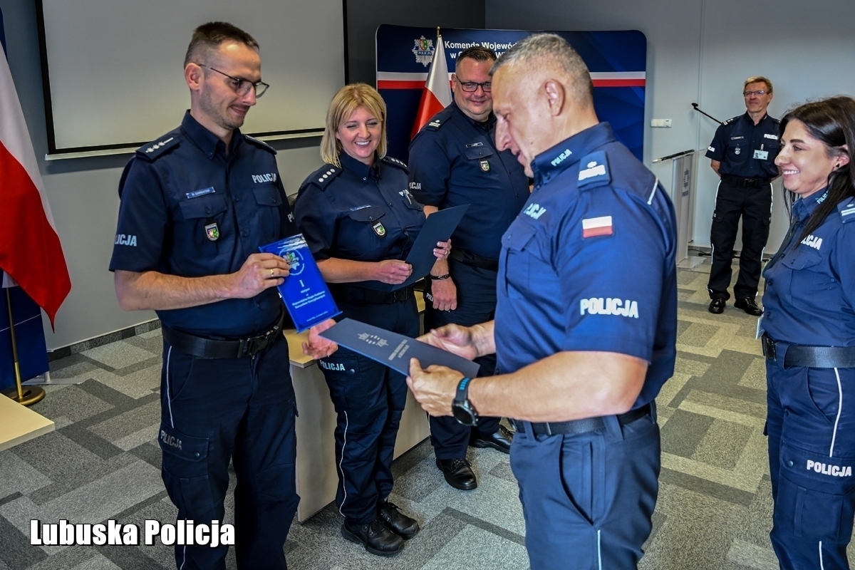 Maciej Garbaciak z KPP Wschowa najlepszym rzecznikiem dyscyplinarnym w lubuskiej policji