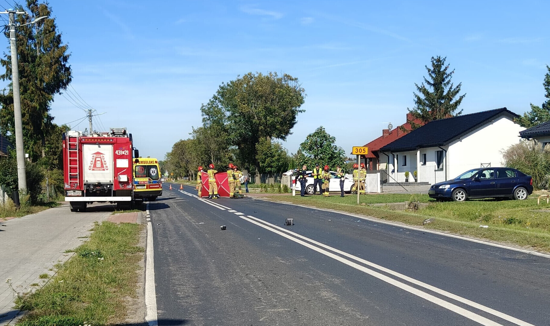 Śmiertelny wypadek w Nowej Wsi w gminie Wschowa