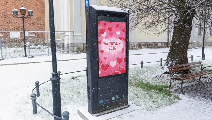 Walentynki we Wschowie. Wyślij wiadomość, a 14 lutego zobaczy ją całe miasto