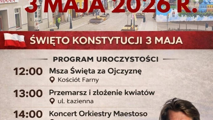 Wschowska Majówka 2026. Oficjalne otwarcie deptaka i kulinarne show Karola Okrasy