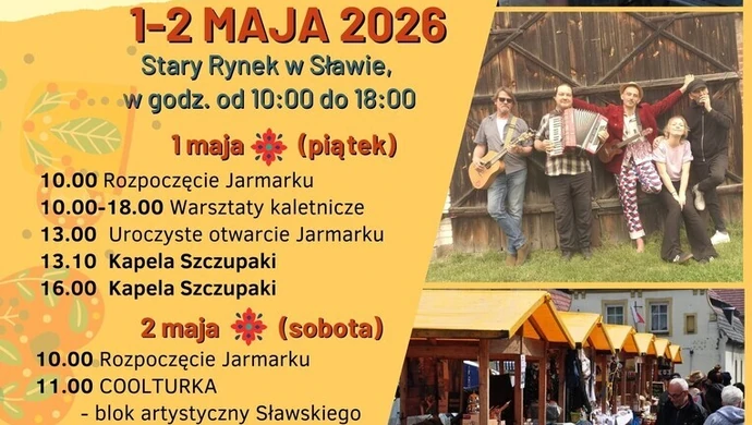 Stary Rynek pełen stoisk. Trwa Jarmark Produktu Lokalnego w Sławie