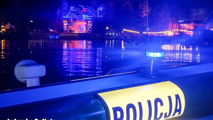 Ponad 140 policjantów dziennie w Sławie. Tak wyglądało zabezpieczenie Rap Stacji