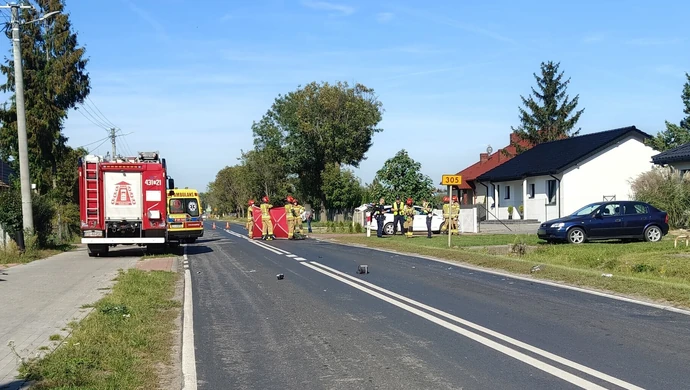 Śmiertelne potrącenie w Nowej Wsi w gminie Wschowa. Nie żyje rowerzysta [AKTUALIZACJA]