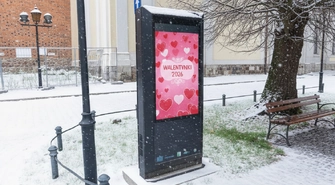 Walentynki we Wschowie. Wyślij wiadomość, a 14 lutego zobaczy ją całe miasto