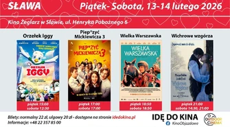 Filmowe walentynki w Sławie. Cztery premiery w Kinie Żeglarz