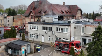 Pilne! Pożar w szpitalu we Wschowie. Na miejscu służby [WIDEO]