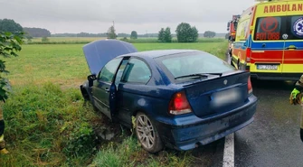 Kolizja na trasie Zaborówiec-Brenno. 34-latkowi grozi do 2 lat więzienia
