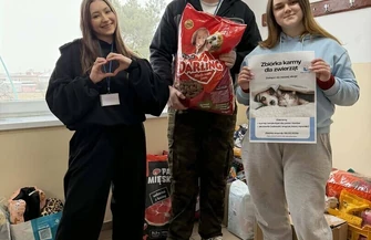 SpołecznośćZSP w Sławie zebrała 180 kg karmy. Dary trafią do potrzebujących zwierząt