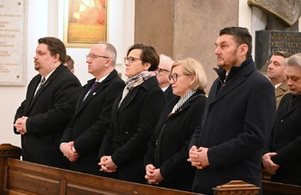 Wschowianie na obchodach rocznicy zagłady Huty Pieniackiej