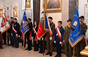 Wschowianie na obchodach rocznicy zagłady Huty Pieniackiej