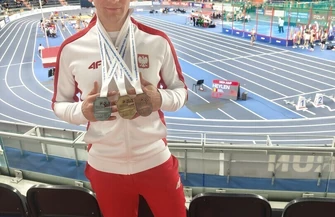Dawid Dobroś z medalami mistrzostw Europy Swoją przygodę ze sportem zaczynał w Osowej Sieni