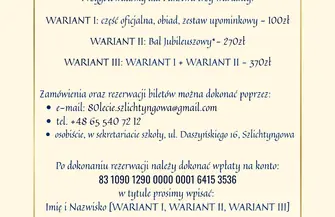 80 lat polskiej szkoły w Szlichtyngowej. Uroczystości zwieńczy bal jubileuszowy