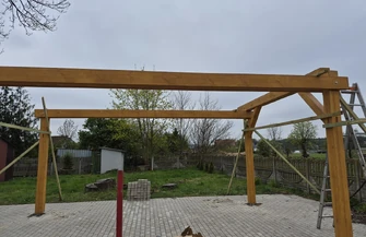 Mieszkańcy Górczyny zyskająplenerowe miejsce spotkań. Powstaje wiata biesiadna