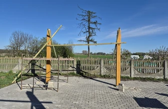 Mieszkańcy Górczyny zyskająplenerowe miejsce spotkań. Powstaje wiata biesiadna