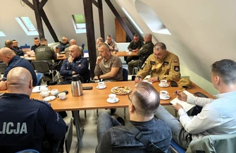 Służby powiatu wschowskiego przed sezonem letnim. Spotkanie w KPP Wschowa