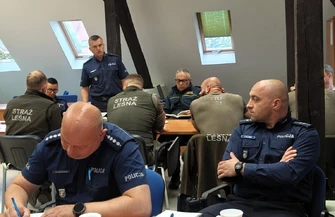 Służby powiatu wschowskiego przed sezonem letnim. Spotkanie w KPP Wschowa