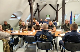Służby powiatu wschowskiego przed sezonem letnim. Spotkanie w KPP Wschowa