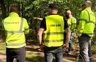 7 km szlaków rowerowych w gminie Sława. Plac budowy przekazany