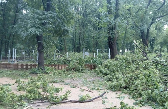 Gwałtowna burza nad GminąWschowa. Uszkodzone dachy połamane drzewa blisko 80 zgłoszeń ZDJĘCIA