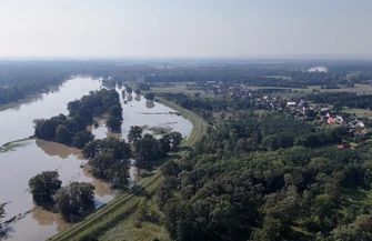 Okolice Szlichtyngowej Głogowa podczas powodzi w 2024 r.