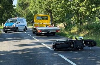 Wypadek na trasie Krzepielów - Przydroże
