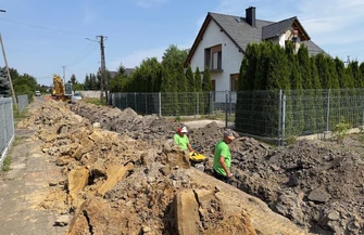 Budowa kanalizacji w Konradowie