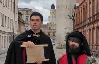 Przygotowania do spektaklu Proces o czary