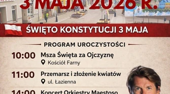 Wschowska Majówka 2026. Oficjalne otwarcie deptaka i kulinarne show Karola Okrasy